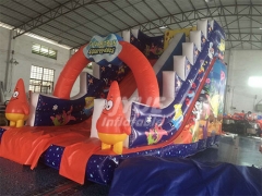 New Design Inflatable Games SpongeBob Inflatable Slide For Kids