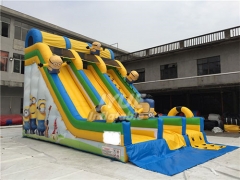 Party Rental Amusement Park Play Equipment Inflatable Minions Slide For Sale