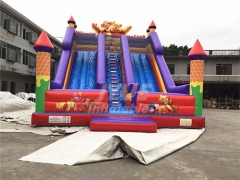 Customized OEM ODM Winnie The Pooh Inflatable Dry Slide For Children Kids