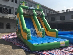 Hot Sale Inflatable Colorful Digital Printing Giant Jungle Dry Slides For Sale
