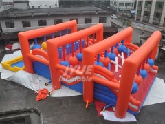 Commercial Event Outdoor Obstacle Course Inflatable Obstacle Challenge Balls For Adults