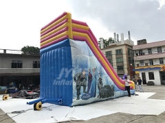 Indoor Frozen Inflatable Winter Slide For Kids
