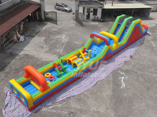 Commercial Adults Playground Inflatable Obstacle Course For Kids