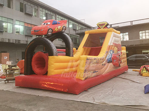 Kids N Adults Run Race Inflatable Obstacle Course For Kids