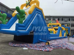 Kids Inflatable Bouncing Castle Inflatable Obstacle Course For Sale