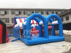 Outdoor Inflatable Kids Obstacle Course Equipment , Cheap Inflatable Obstacle Course