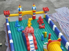 Outdoor Fun World Amusement Park Indoor Inflatable Playground Equipment On Sale