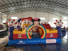 Blow Up Fun City Playground Indoor Jump House For Toddlers