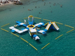 Commercial Lake Inflatables Floating Water Games Inflatable Water Park Games For Adults