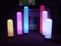 Promotion Tube LED Wedding Decoration Inflatable Pillars Column