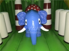 Jungle Theme Small Indoor Bounce House For Toddlers Playground