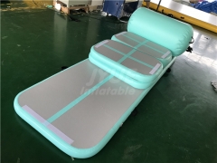 5PCS Mint Green Airtrack Home Gymnastics Training Tumbling Mat Whole Set With Free Pump