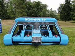 Newest Interactive Game Inflatable Shooting Gallery Games with IPS Lighting System for Sale