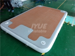 New Inflatable Water Floating Platform / Inflatable Floating Pontoon Dock Water Platform