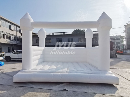 Commercial adults kids wedding white bounce house for party