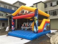 Kids Moonwalk Commercial Superhero Movie inflatable bounce house for sale