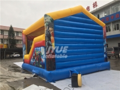 Kids Moonwalk Commercial Superhero Movie inflatable bounce house for sale