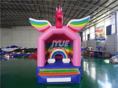 China big playground kids bouncy castle unicorn commercial bounce house for sale