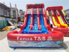 Double Water Slide Inflatable