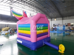 China big playground kids bouncy castle unicorn commercial bounce house for sale