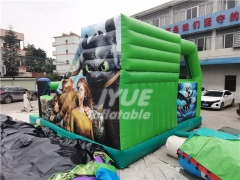 inflatable pool slide bouncer combo