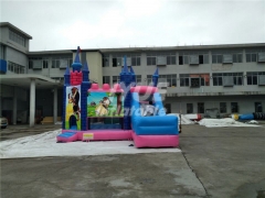 Hot Sale Bouncy House Beauty and the Beast theme inflatable bouncer slide combo