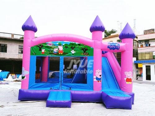 New design bouncer Slide Peppa Pig inflatable bouncers combo