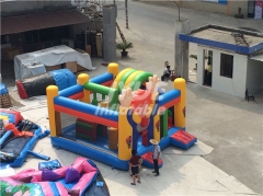 Hot Sale Commercial Marble clown wet and dry bouncy castle