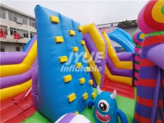 High duty pvc Fashion Popular Funny Kid inflatable combo castle with slide