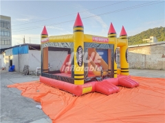 crayon water slide combo inflatable