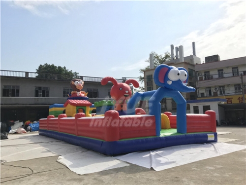 CE certificate china manufaturer elephant outdoor kids playground inflatable