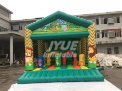 New design fun city animal zoo inflatable castle playground