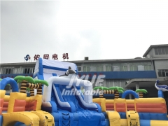 Cheer Amusement inflatable water slip n slide Castle octopus Themed Inflatable Water Park