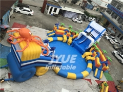 Cheer Amusement inflatable water slip n slide Castle octopus Themed Inflatable Water Park