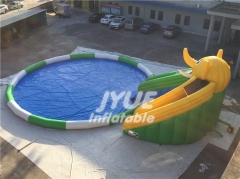 Guangzhou elephant inflatable commercial water park games ground beach park with obstacle toys for all ages