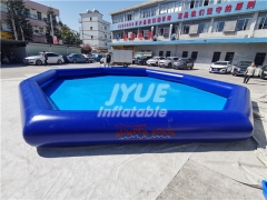 Popular blue PVC large inflatable adult swimming pool for sale
