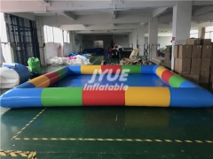 colorful Inflatable water swimming pool for kids Outdoor commercial portable inflatable swimming pool