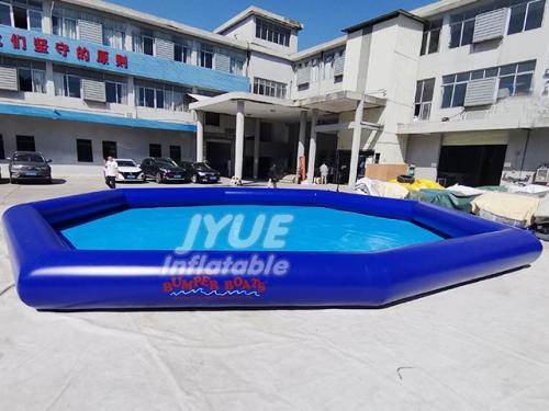 Popular blue PVC large inflatable adult swimming pool for sale