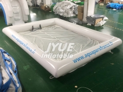 Top sales Foldable Inflatable Yacht Floating Ocean Sea Swimming Pool with Anti Jellyfish Net