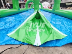 High Quality Commercial Largest Green Double Inflatable Water Slide The City Price