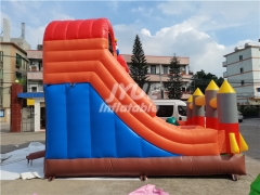 commercial grade Space Theme inflatable dry water slide for kids and adults