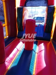 palm tree bounce house with slide Jyue-IC-083
