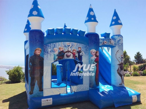 frozen bounce house with slide Jyue-IC-087