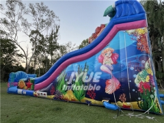 mermaid inflatable water slide Jyue-IWS-069