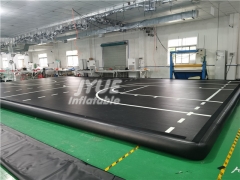 Parkour trampoline park airtrack Equipment air floor tumble track inflatable air track basketball court Jyue-SC-009