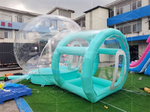 Hotel Outdoor Garden Inflatable Blackout Bubble House Tent Luxury Transparent Igloo Dome Tarp 10Ft With Balloon