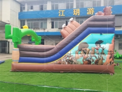 Cowboy Inflatable Slide