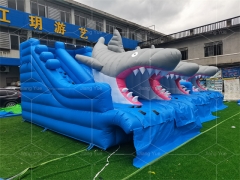 Commercial PVC Inflatable Water Slide Commercial Swimming Pool Giant Inflatable Water Slide Adult Shark Slide