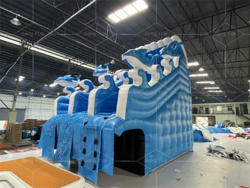 Dolphin Inflatable Pool Slide for Swimming Pool Inflatable Swimming Pool Slides for Sale