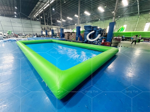 Custom Commercial Green Swimming Pool for Kids Inflatable Ball Pool With Walking Water Ball